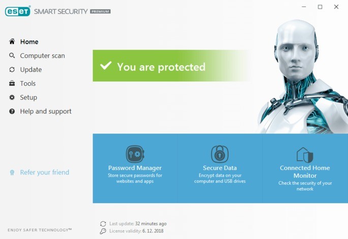 Imagen de divulgación de ESET Internet Security Antivirus