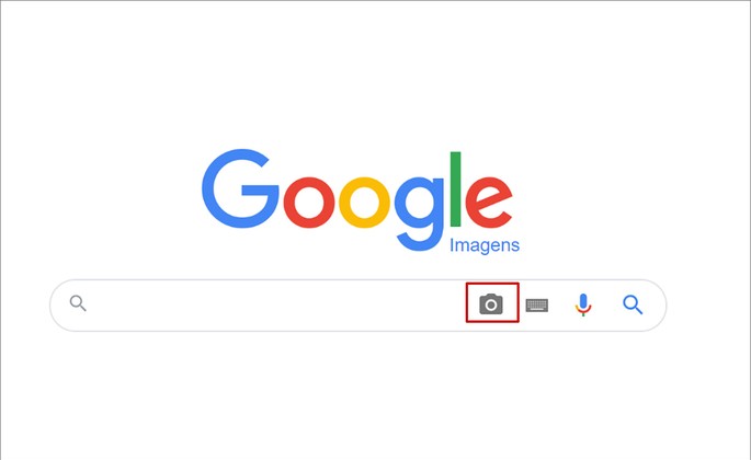 Pantalla de imágenes de Google en PC