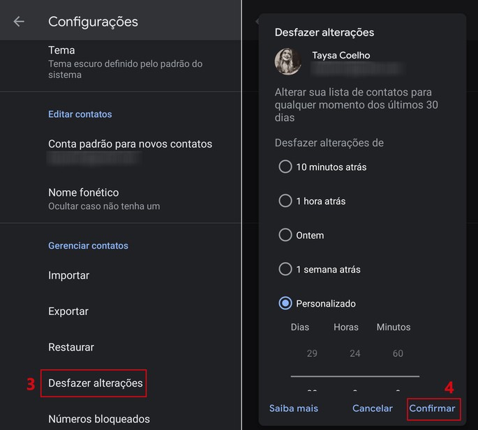 captura de pantalla de cómo recuperar contactos eliminados en Android paso a paso