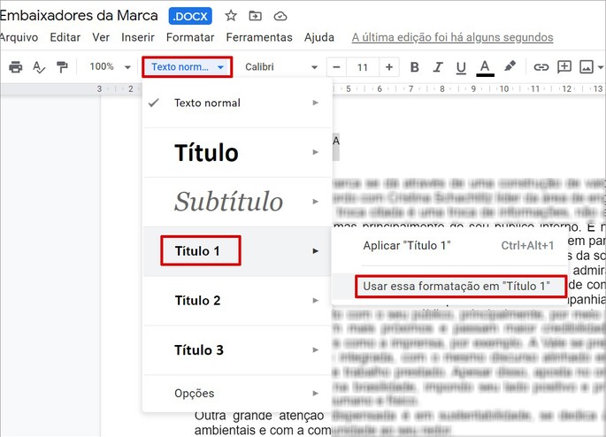 Cómo insertar un resumen en Google Docs