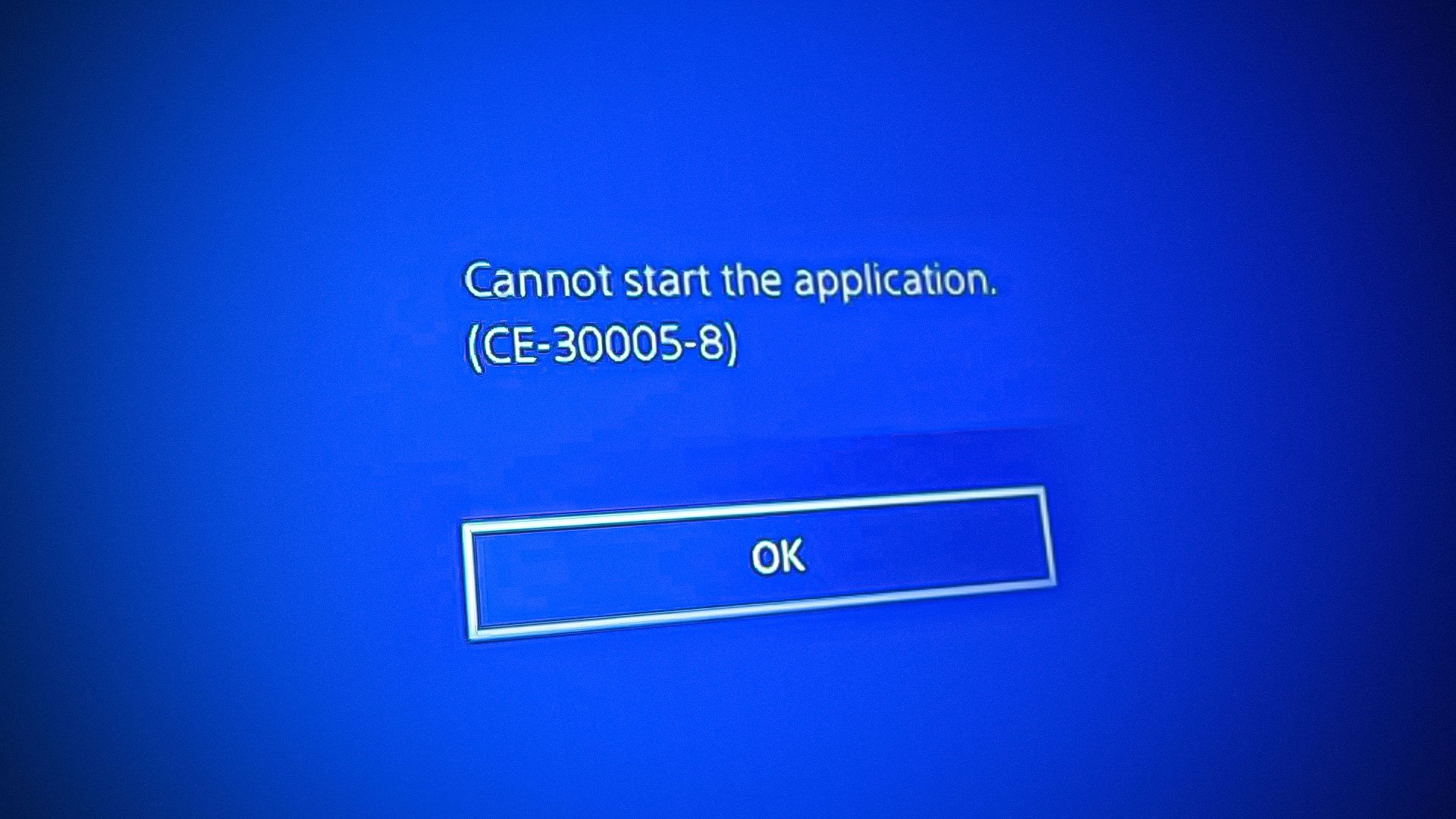 error CE-30005-8